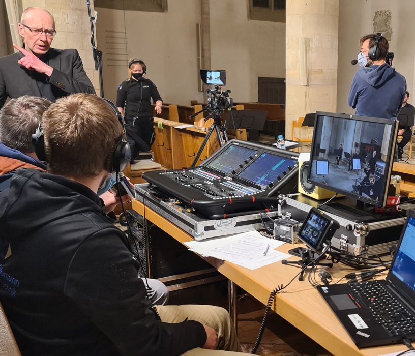 TV-Aufzeichnung in der Apostelkirche